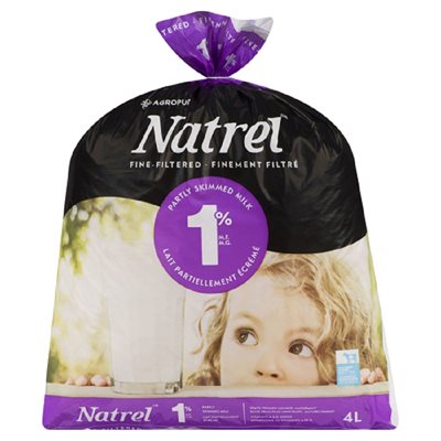 NATREL LAIT 1% FINEMENT FILTRE SAC 4LT