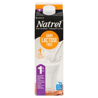 NATREL LAIT 1% SANS LACTOSE 1LT