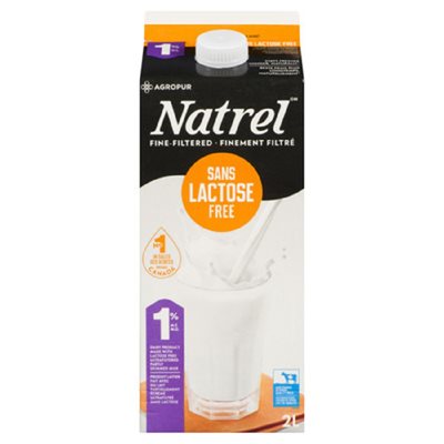 NATREL LAIT 1% SANS LACTOSE CAR 2LT