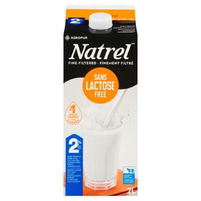 NATREL LAIT 2% SANS LACTOSE CAR 2LT