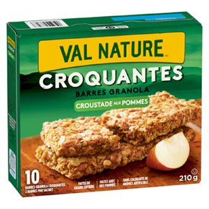 VNATURE BAR CROQ CROUSTADE AU POMME 210GR