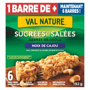 VNATURE BAR SUC&SALE NOIX CAJOU 192GR