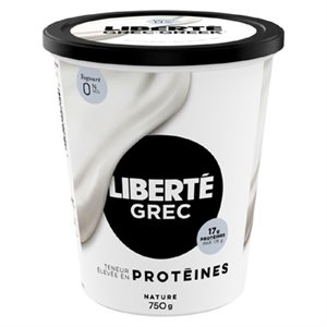 LIBERTE YOG GREC 0% NATURE 750GR