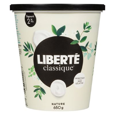 LIBERTE CLASSIQUE YOG 2% NATURE 650GR