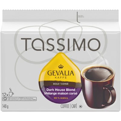 GEVALIA TASS MAISON NOIR 12KCUP 148GR