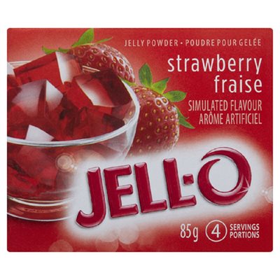 JELLO POUDRE GELEE FRAISE 85GR