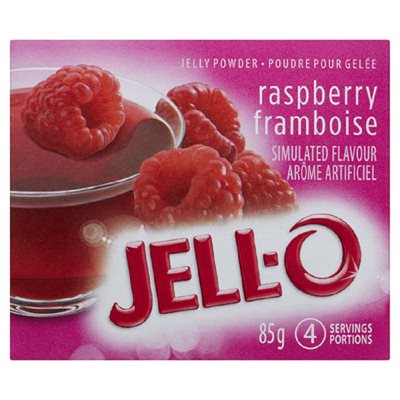 JELLO POUDRE GELEE FRAMBOISE 85GR