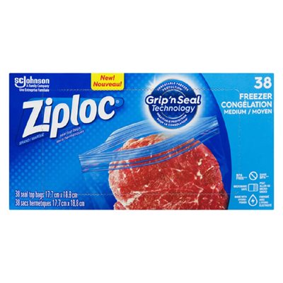 Ziploc Frz Bags Value Pk Med 38UN