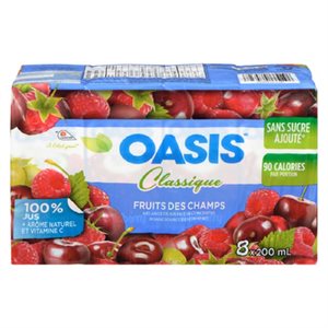 Oasis Juice Apple Berry 8x200ML