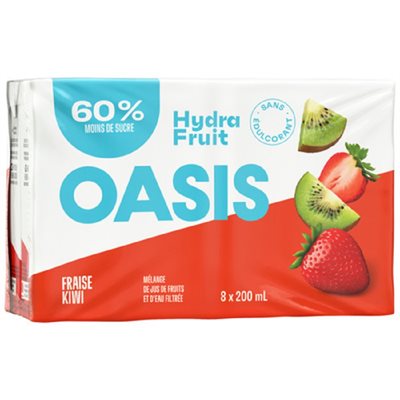 Oasis Juice Hydrafruit Stwbry 8x200ML