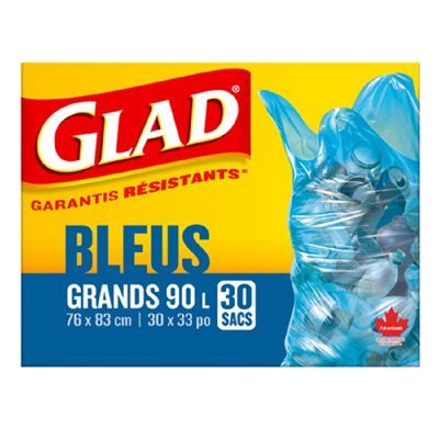 Glad Blue Bags Large 30UN