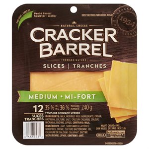 CrackBar Ched Med Slice 240GR