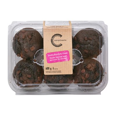 COMP MUFFIN DBL CHOC 600GR