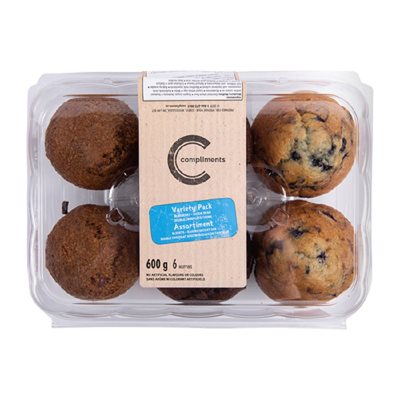 COMP MUFFIN 3 VARIETES 600GR