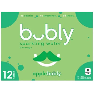 BUBLY BOISS EAU PETILL POMME 12x355ML