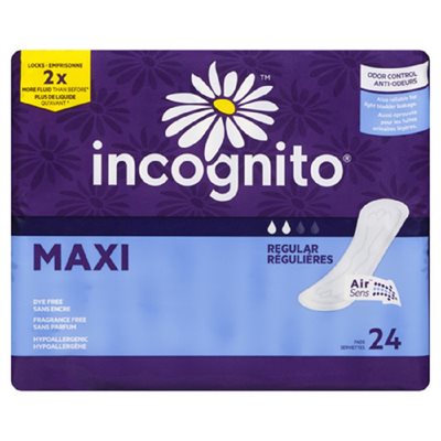 INCOGNIT SERV HYG MAXI 24UN