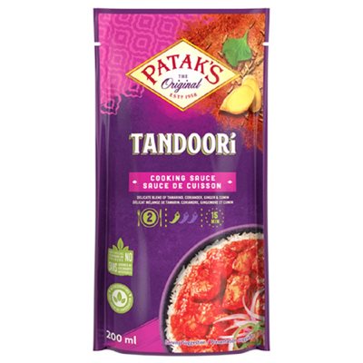 Pataks Sauce Tandoori for 2 200ML