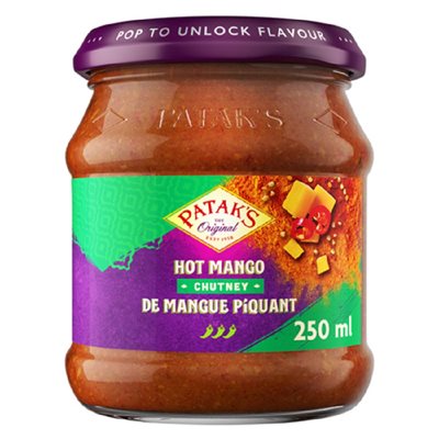 Pataks Chutney Hot Mango 250ML