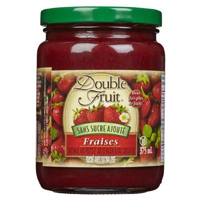 DOUBLEFR TARTINADE FRAISE S SUC 375ML