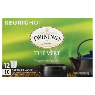 Twinings KCups Green Tea 12UN