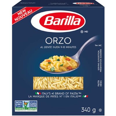 BARILLA PATES ORZO 340GR