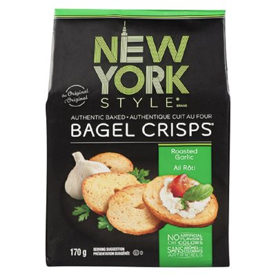 NEWY BAGEL CRISPS A L'AIL 170GR