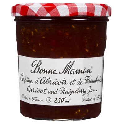 BONMAMAN CONFITURE ABRICOT FRAMB 250ML