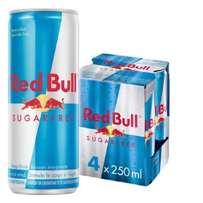 RedBull Energy Drink SF 4x250ML