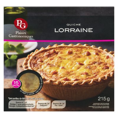 PG QUICHE LORRAINE 215GR