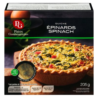 PG QUICHE AUX EPINARDS 205GR