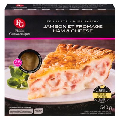 PlaisGas Puff Pastry Ham&Chse 540GR