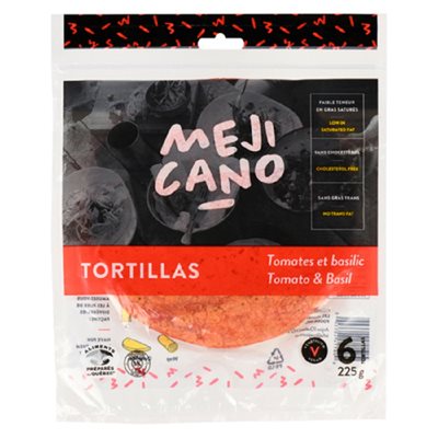 MEJICANO TORTI TOM BASIL 7PO (6) 225GR