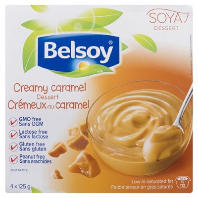 Belsoy Dessert Creamy Caramel 4x125GR