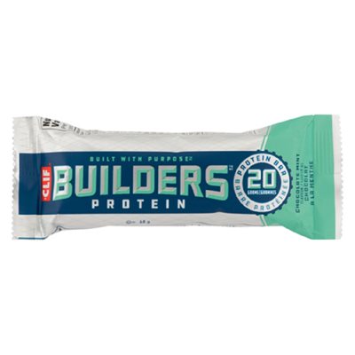 CLIFBAR BAR. BUILDERS PROTEIN CHOCO MENTH 68GR