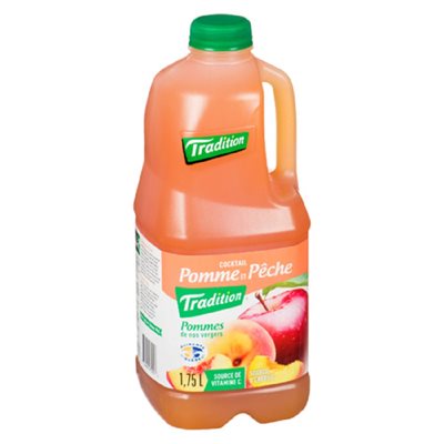 TRADITIN COCKTAIL POMME & PECHE DISC 1.75LT