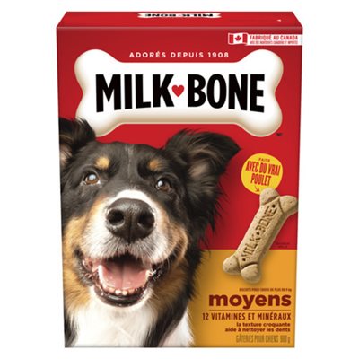 MILKBONE BISC CHIENS MOYEN 900GR