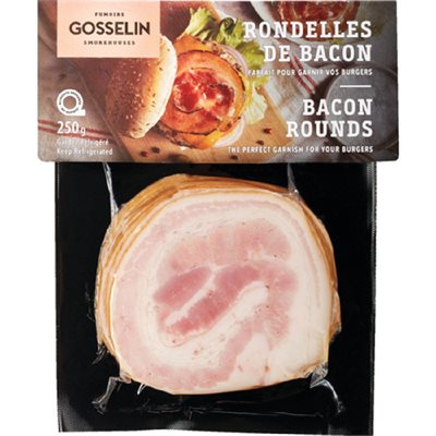 Gosselin Smoked Bacon Rounds 250GR