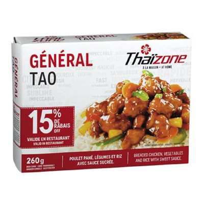 THAIZONE POULET GENERAL TAO 260GR