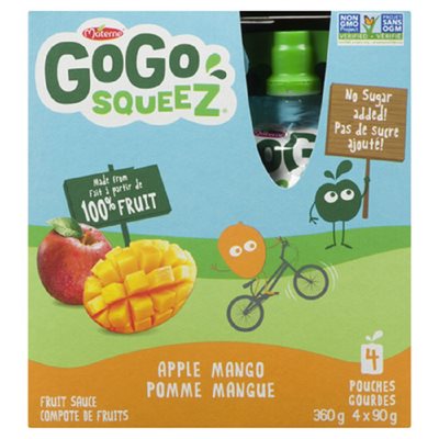 Gogo Squeez ApplSc Apple Mango 360GR