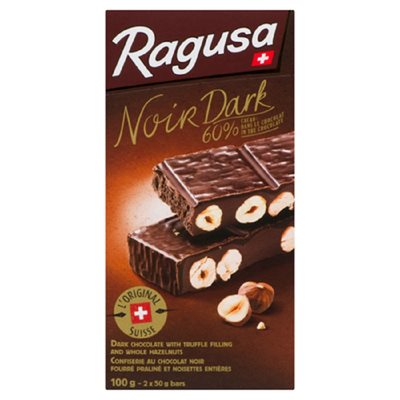 CAMLBLCH RAGUSA CHOC NOIR NOISET 100GR